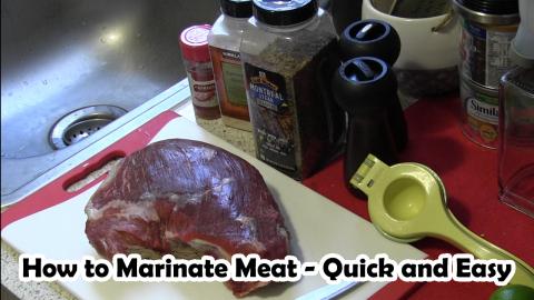 How to Marinate Meat - Quick and Easy
