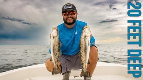 Thousands of KEEPER Speckled Trout Live in This Deep Hole...