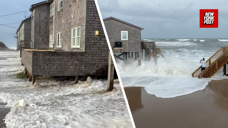 NC highway on Hatteras reopening after flooding from Hurricane Erin