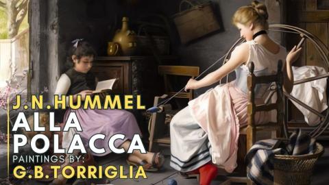 Johann Nepomuk HUMMEL: Alla Polacca  (Featuring paintings...