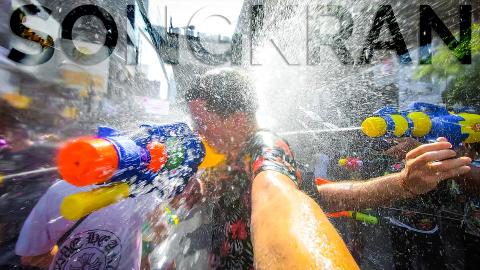 The World's Biggest Water Fight - Songkran Thailand Vlog