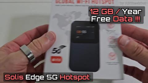 Solis Edge 5G Hotspot Unboxing Setup Speed Test Free Data...