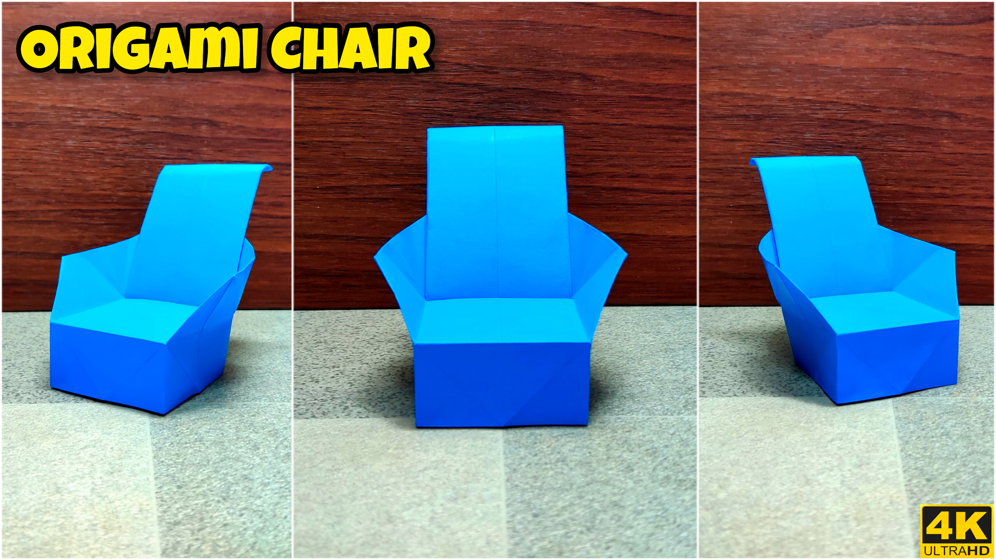 Origami Chair | Origami tutorial | Paper craft