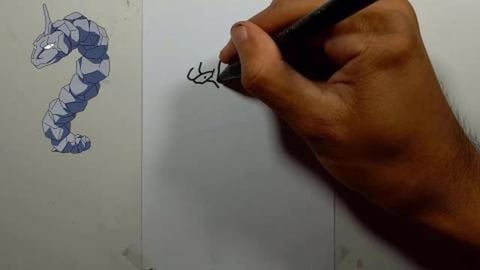Drawing Pokemon ONIX shorts