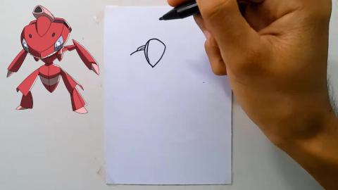 Draw pokemon genesect shorts