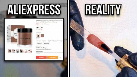 I Tried This Brown Dip Powder From AliExpress.