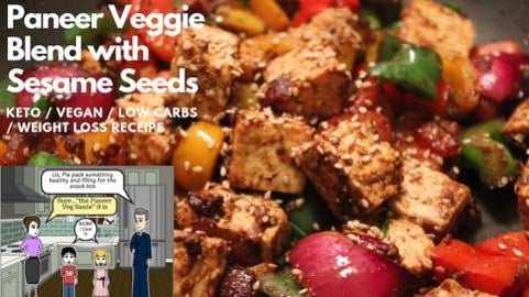 Paneer Veggie Blend with Sesame Seeds_Healthy, Nutritious...