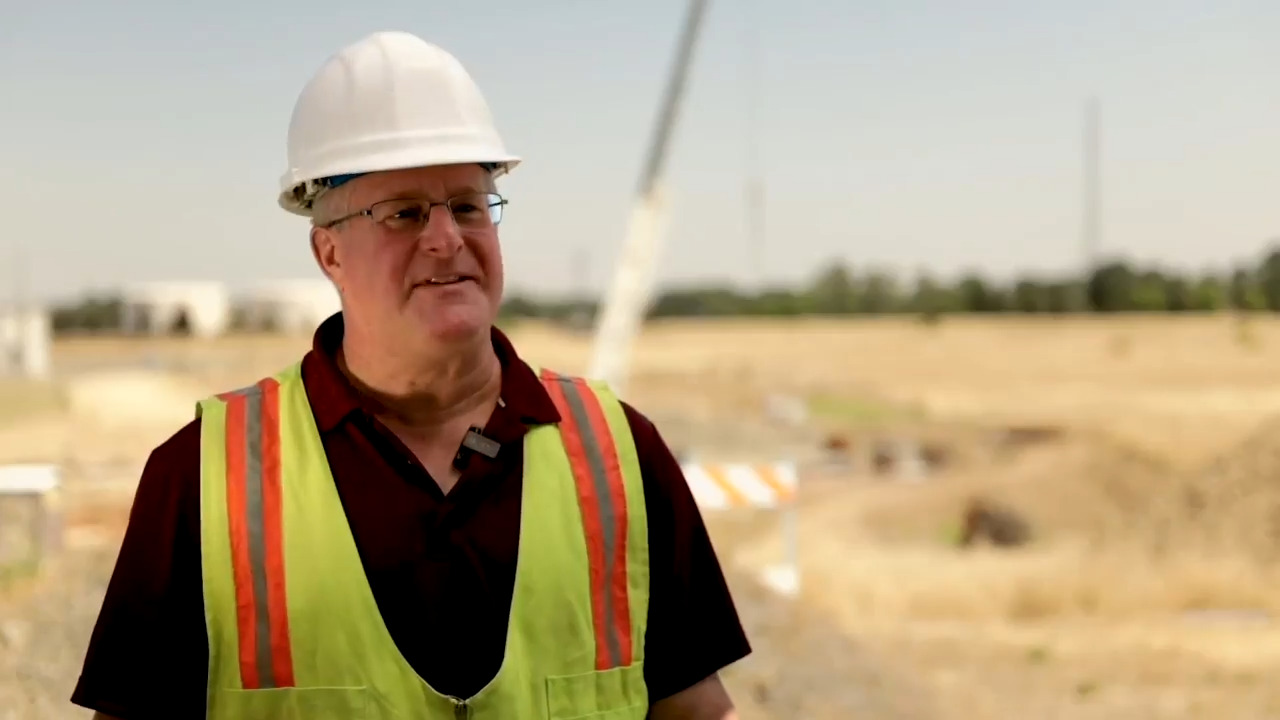 Roseville CA officials show wastewater treatment plant expansion