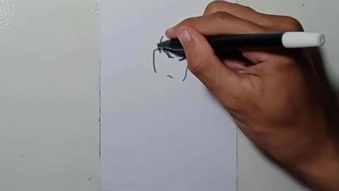 DRAW SASUKE CHIBI SHARINGAN #SHORTS