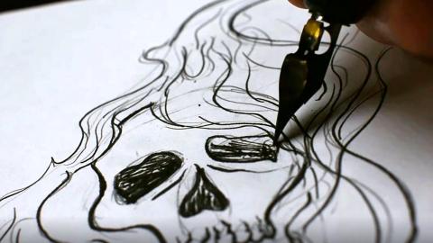 Inktober Drawing day 1 : Ring 