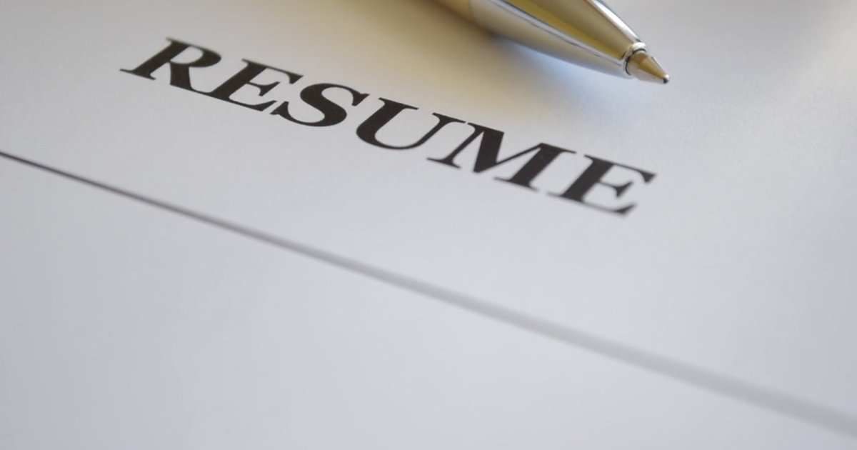 resume job application employee seeker work