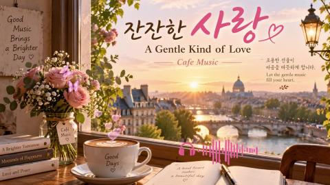 Relaxing song-  A Gentle Kind of Love  - Relaxing Cafe Mu...