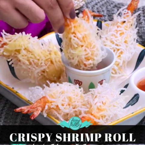 Golden Fried Shrimp Rolls | Perfect with Sweet Chili Sauc...