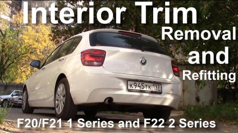 How to remove and refit the interior trim on a F20 F21 an...