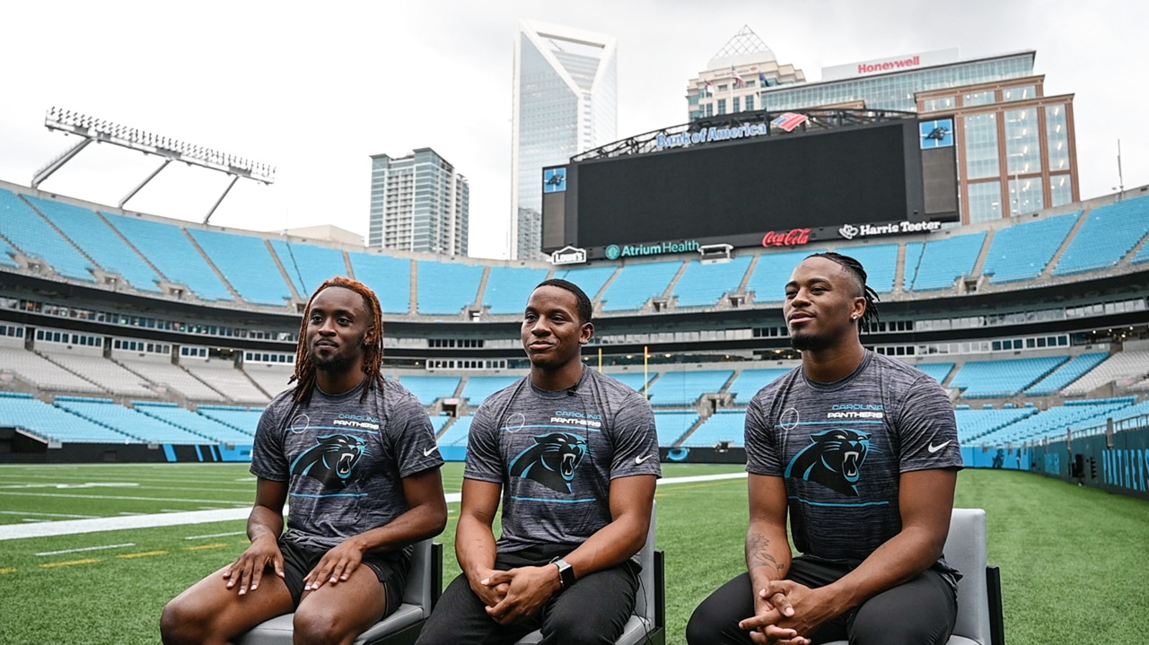 Carolina Panthers male cheerleaders on making history in NC