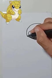 Drawing Pokemon SANDSHREW Shorts