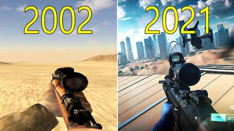 Evolution of Battlefield Games 2002 - 2021