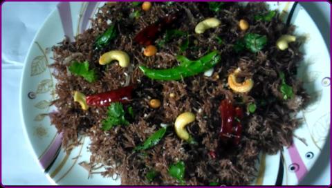 Ragi (Fingermillet) vermicelli - Tiffin Recipe