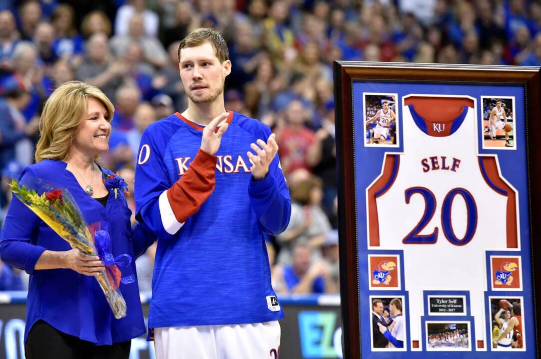 Watch KU senior Tyler Self's full Senior Night speech The Kansas City