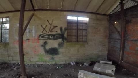 Abandoned Quarry used in the war