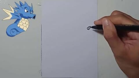 DRAW POKEMON SEADREA #SHORTS