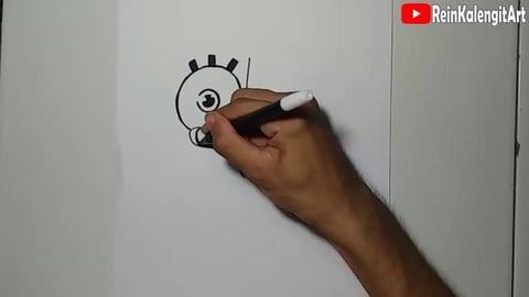 Drawing cool Spongebob character graffiti