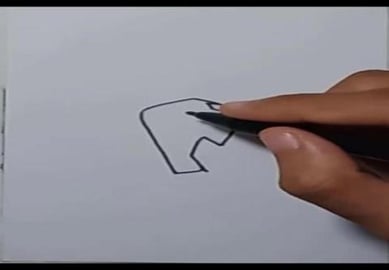DRAW LETTER Q V3 #SHORTS