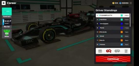 f1 mobile racing career mode-Mercedes-Belgium