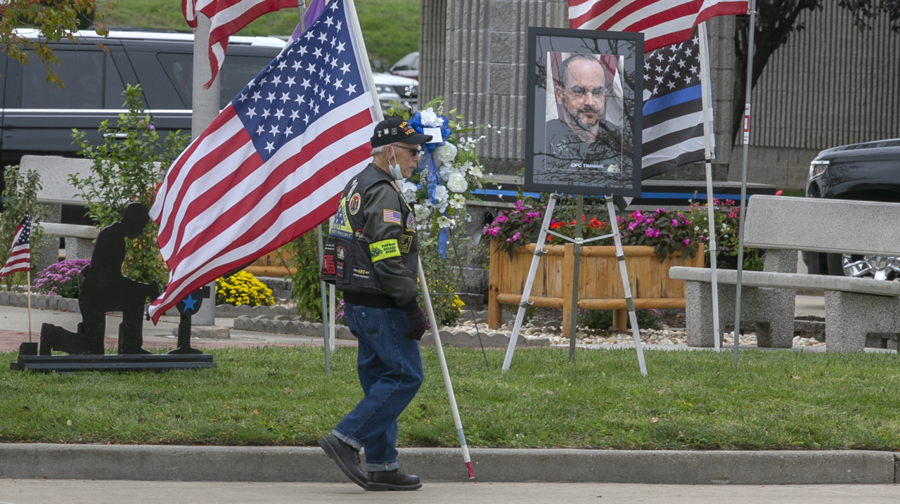 Visitation for Pontoon Beach Illinois Officer Tyler Timmins