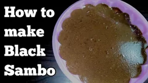 TBPH74 _ BLACK SAMBO JELLY _ How to make Black Sambo _ Fo...