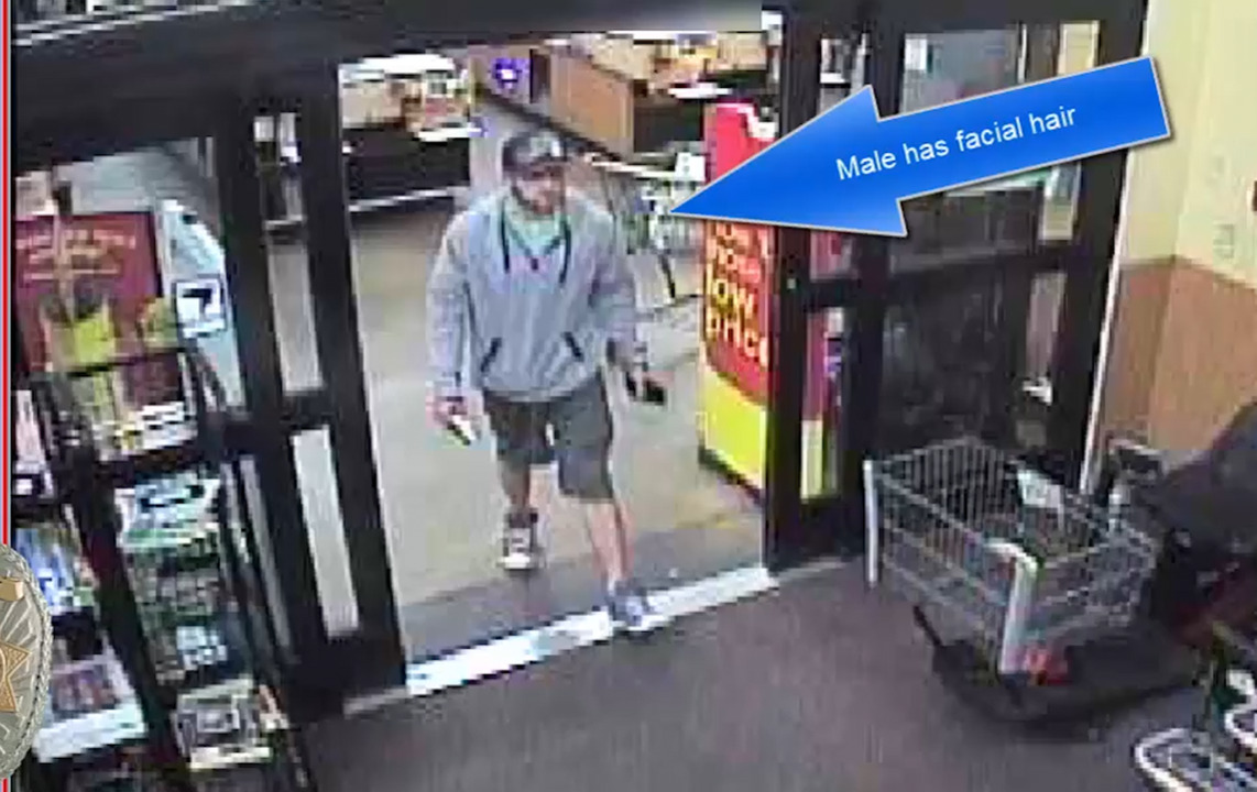 Sheriff's Office looking for a man who they say used a stolen credit