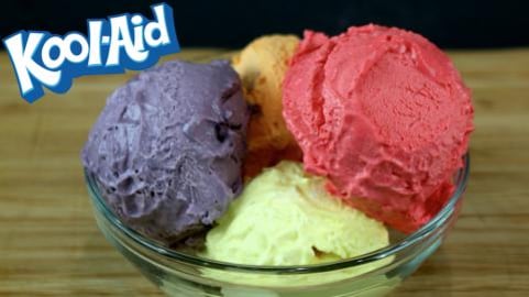 Kool Aid Ice Cream | How to Make Homemade Kool-Aid Ice Cr...