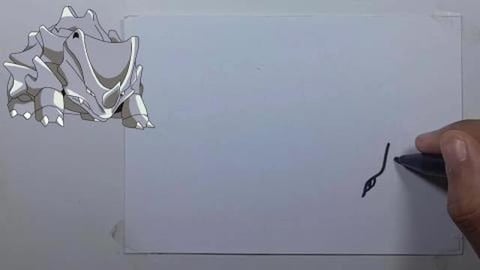 Drawing Pokemon RHYHORN shorts