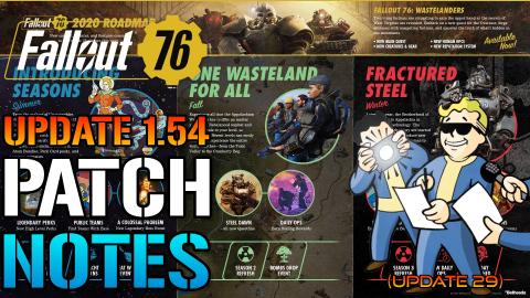 Fallout 76: Update 1.54 Patch Notes! C.A.M.P & Workshops ...