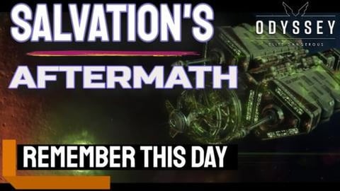 Exploring AX wreckage sites Elite Dangerous AFTERMATH