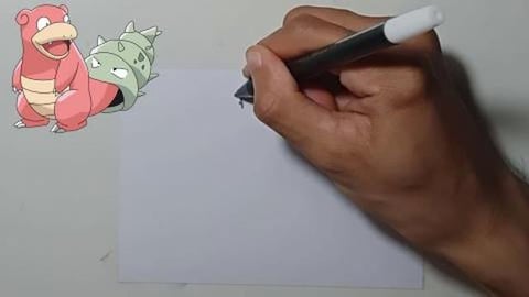 Drawing Pokemon slowbro