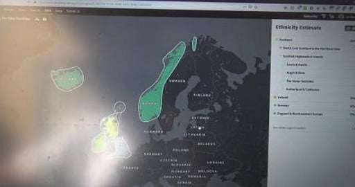 Daddy did a DNA test, where does he come from