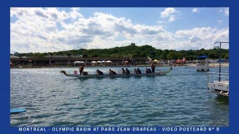 Montreal - Olympic Basin at parc Jean-Drapeau - Video Pos...