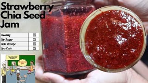 Delicious Strawberry Chia seed Jam