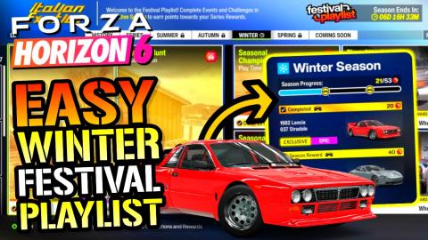 Forza Horizon 6_ EASY WINTER _Festival Playlist_ Guide! H...