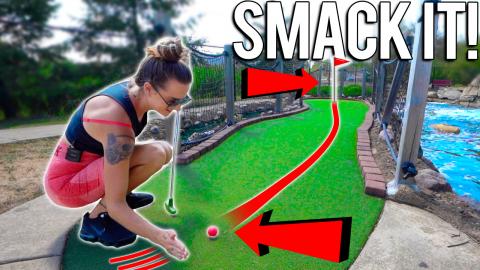 I Never Expected Her To Get A Mini Golf Hole In One Like ...