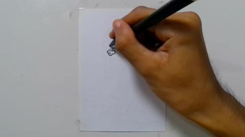 Drawing car mechanic brother zombie graffiti