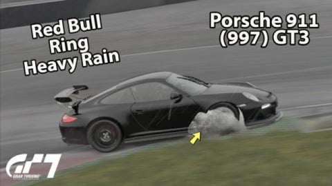 Red Bull Ring HEAVY RAIN Clean Race Porsche 911(997) GT3 ...