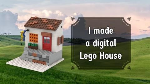 My Medieval Lego House in Bricklink Studio