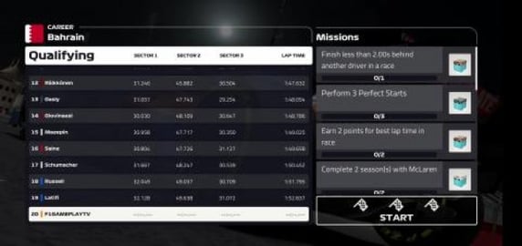 f1 mobile racing career mode-McLaren part 1 