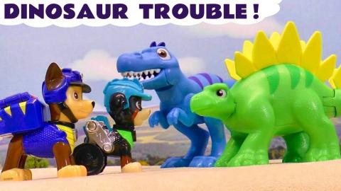 Paw Patrol Toys Dinosaur Trouble Story with Chase and Rex...
