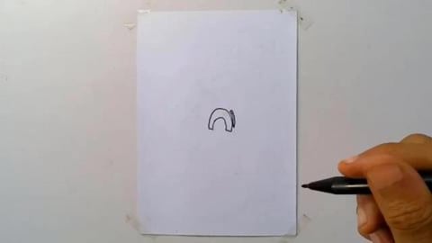 Drawing graffiti monster-yellow-pumpkin-girl-with-big-rib...