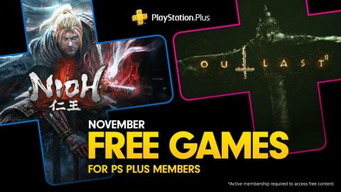 Playstation Plus November 2019 FREE Games! NIOH & Outlast...