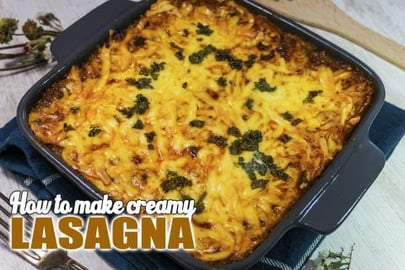 Creamy and Cheesy Lasagna