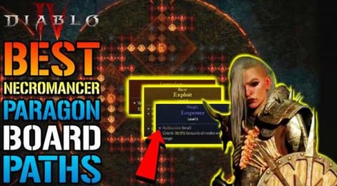 Diablo 4: BEST Paragon Board Paths For The Necromancer! A...